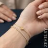 Zevelry Bella Heart Bracelet Model wearing Zevelry-Bella-Heart-Bracelet-Model-wearing