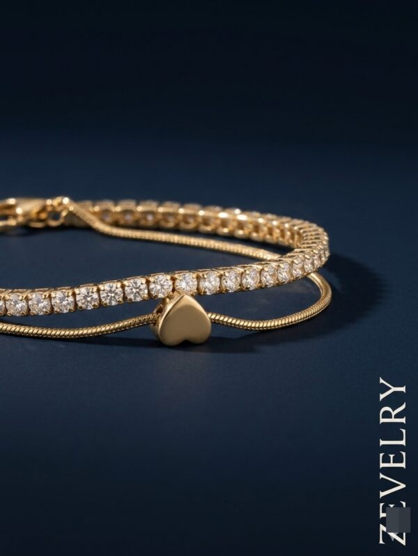 Zevelry Bella Heart Bracelet Side Zevelry-Bella-Heart-Bracelet-Side