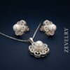 Zevelry Flora Pearl Pendant Set Close up Zevelry-Flora-Pearl-Pendant-Set-Close-up