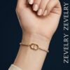 Zevelry Ivy Tennis Bracelet Model wearing Zevelry-Ivy-Tennis-Bracelet-Model-wearing