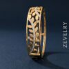 Zevelry Maya Leaf Bangle Bracelet Main Zevelry-Maya-Leaf-Bangle-Bracelet-Main