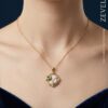 Zevelry Olive Garden Pendant Model wearing Zevelry-Olive-Garden-Pendant-Model-wearing