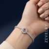 Zevelry seraphina-swan-bracelet Model Wearing Zevelry seraphina-swan-bracelet
