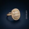 Aurelius Crest Ring Luxury Gold Adjustable Zircon Statement Ring for Women ZEVELRY Main Aurelius Crest Ring – Luxury Gold Adjustable Zircon Statement Ring for Women ZEVELRY