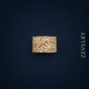 Gold Floral Zircon Ring for Women Aurora Bloom Luxe Ring ZEVELRY Top Gold Floral Zircon Ring for Women Aurora Bloom Luxe Ring ZEVELRY