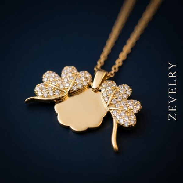 Gold Stainless Steel Flower Pendant Necklace for Women – Verdelle Bloom Pendant ZEVELRY Main Gold Stainless Steel Flower Pendant Necklace for Women – Verdelle Bloom Pendant ZEVELRY