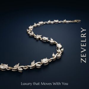 Seraphine Vine Bracelet – Luxury Silver Zircon Chain Bracelet for Women ZEVELRY Main Seraphine Vine Bracelet – Luxury Silver Zircon Chain Bracelet for Women ZEVELRY