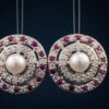 Silver Pearl Stud Earrings for Women Luxury Zircon Halo Earrings ZEVELRY CU Silver-Pearl-Stud-Earrings-for-Women-Luxury-Zircon-Halo-Earrings-ZEVELR