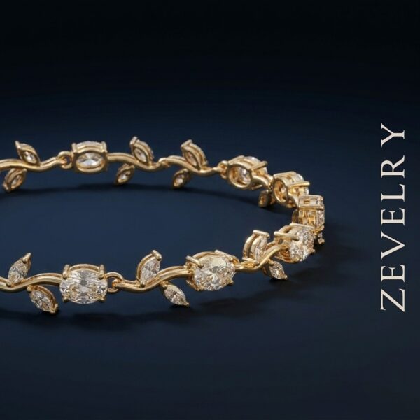 Stainless Steel Crystal Bracelet – Avelisse Vine Bracelet ZEVELRY gc M Stainless Steel Crystal Bracelet – Avelisse Vine Bracelet ZEVELRY
