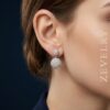 ZEVELRY Elowen Drop Earrings for Women Premium Silver MW ZEVELRY-Elowen-Drop-Earrings-for-Women-Premium-Silver-MW