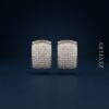 ZEVELRY Luna Radiance Pavé Silver Earrings for Women Premium Luxury Stud Earrings Main ZEVELRY Luna Radiance Pavé Silver Earrings for Women Premium Luxury Stud Earrings