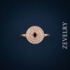 ZEVELRY Solenne Eclipse Ring – Adjustable Gold Ring with Black Stone for Women Top ZEVELRY Solenne Eclipse Ring – Adjustable Gold Ring with Black Stone for Women